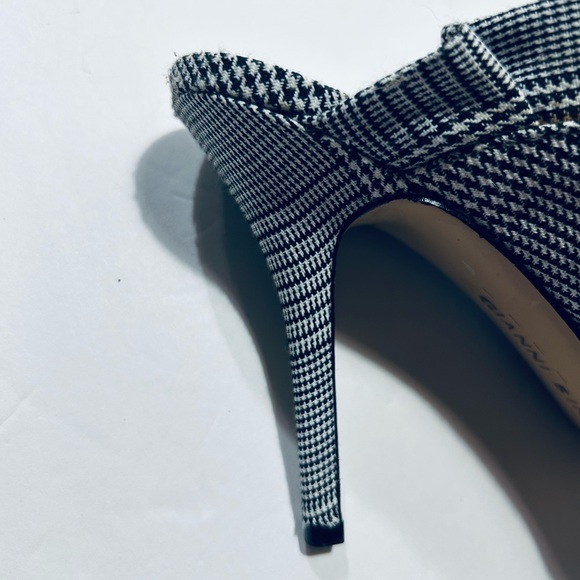 GIANNI BINI Spiked Heeled Stilettos - Houndstooth Mules 7M New! - Picture 7 of 13